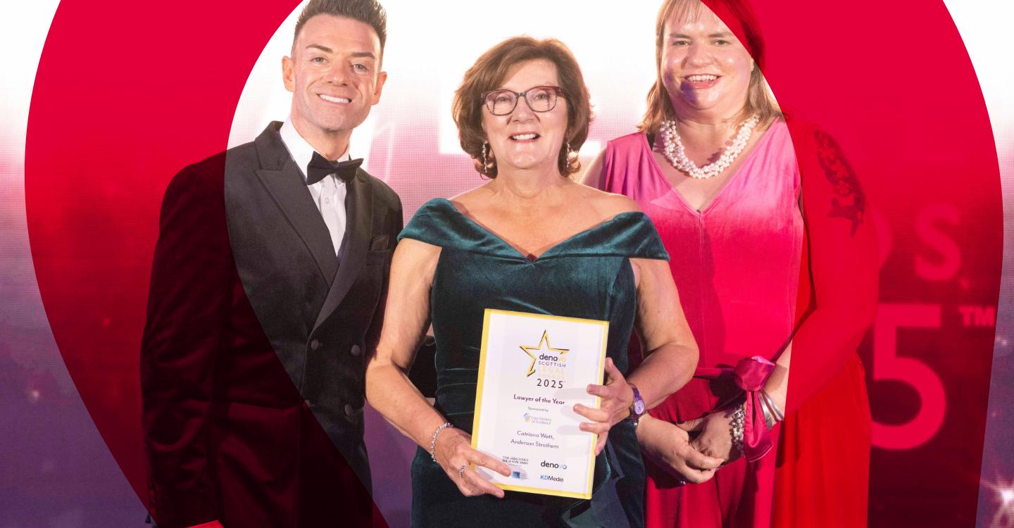 Anderson Strathern Inquiries Unit lead named Lawyer of the Year