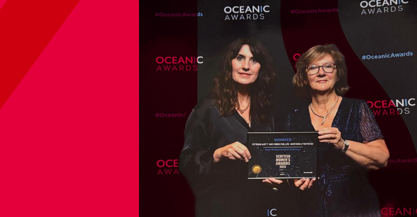 Anderson Strathern partners named winners Scottish Women’s Awards